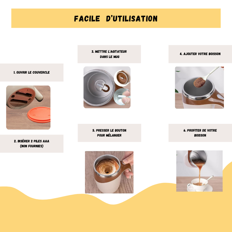 Tasse Automatique à Agitation Magnétique